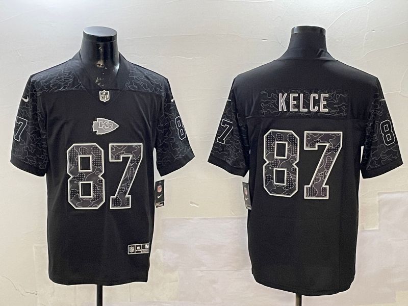 Men Kansas City Chiefs #87 Kelce Black 2025 Nike Vapor Limited NFL Jersey style 210->kansas city chiefs->NFL Jersey